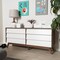 Baxton Studio Hildon Mid-Century White and Walnut Wood 6-Drawer Storage Dresser 136-7490 - alternate 6